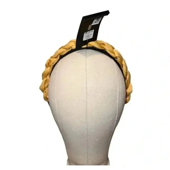Butter Yellow Braided Headband NWT - Picture 3 of 8